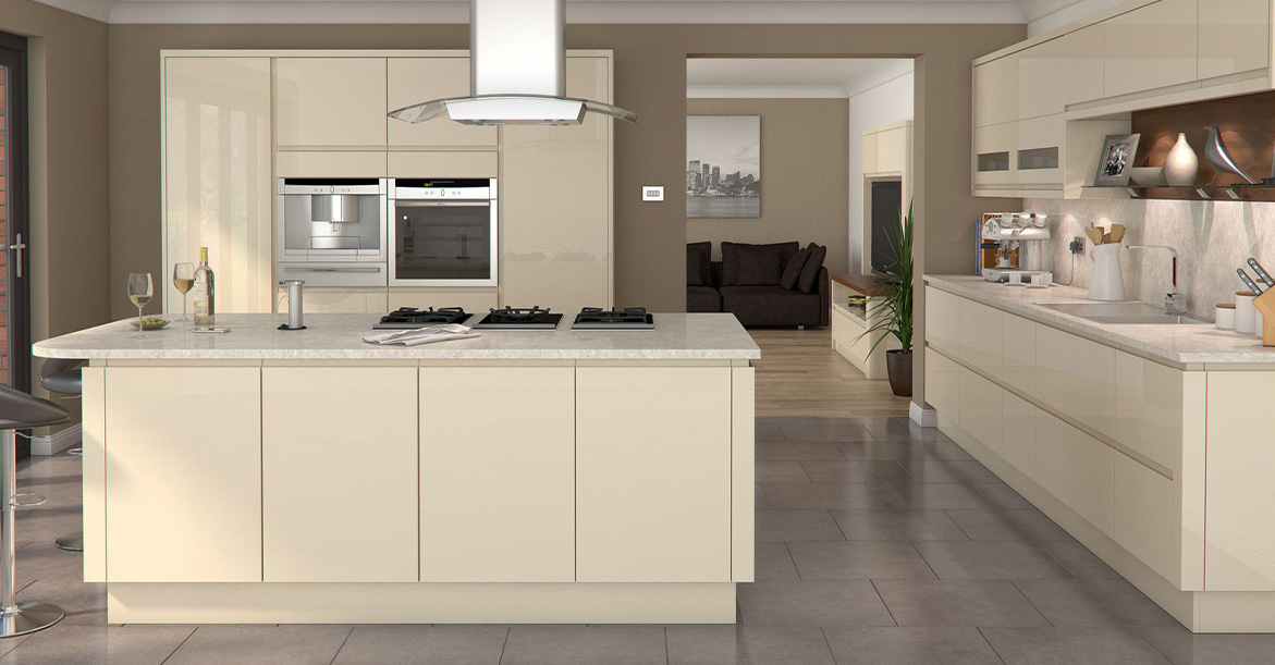 Image ofКухня цвета слоновой кости (Айвори).