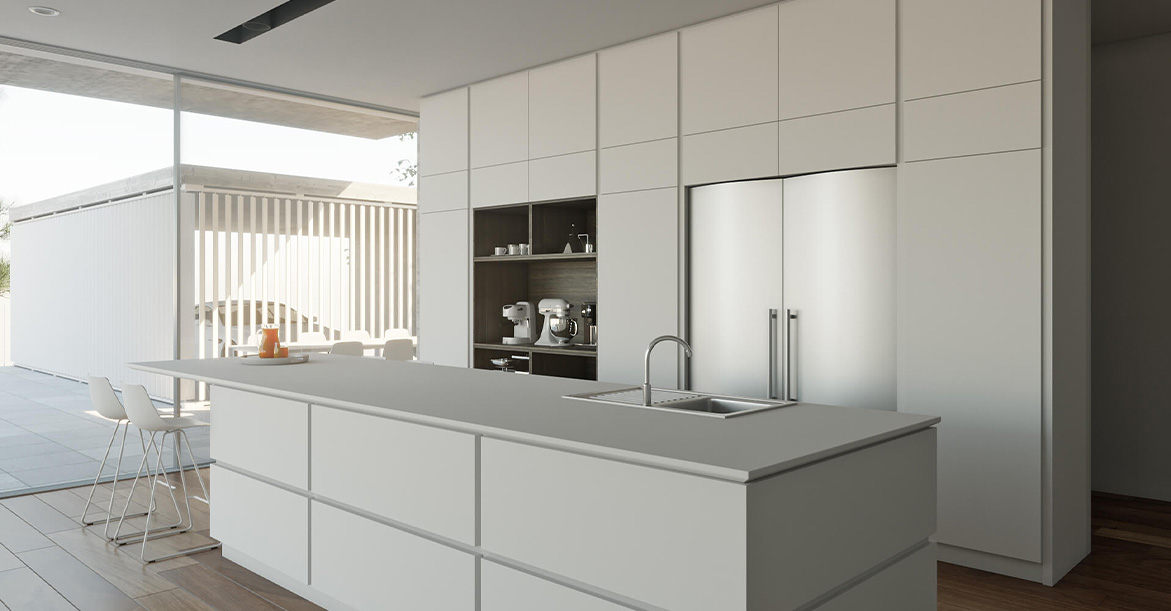 Image ofБелый кухонный гарнитур